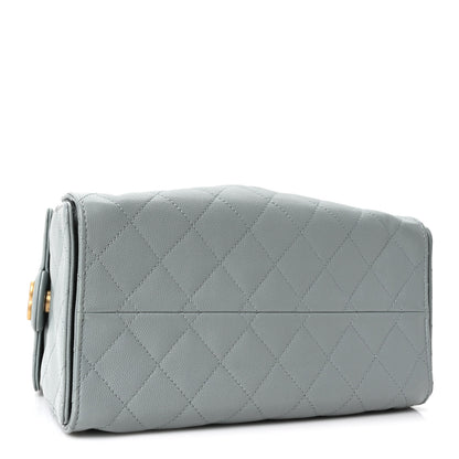 Chanel Caviar Quilted Small Chanel 25 Handbag Light Green 6 of 17