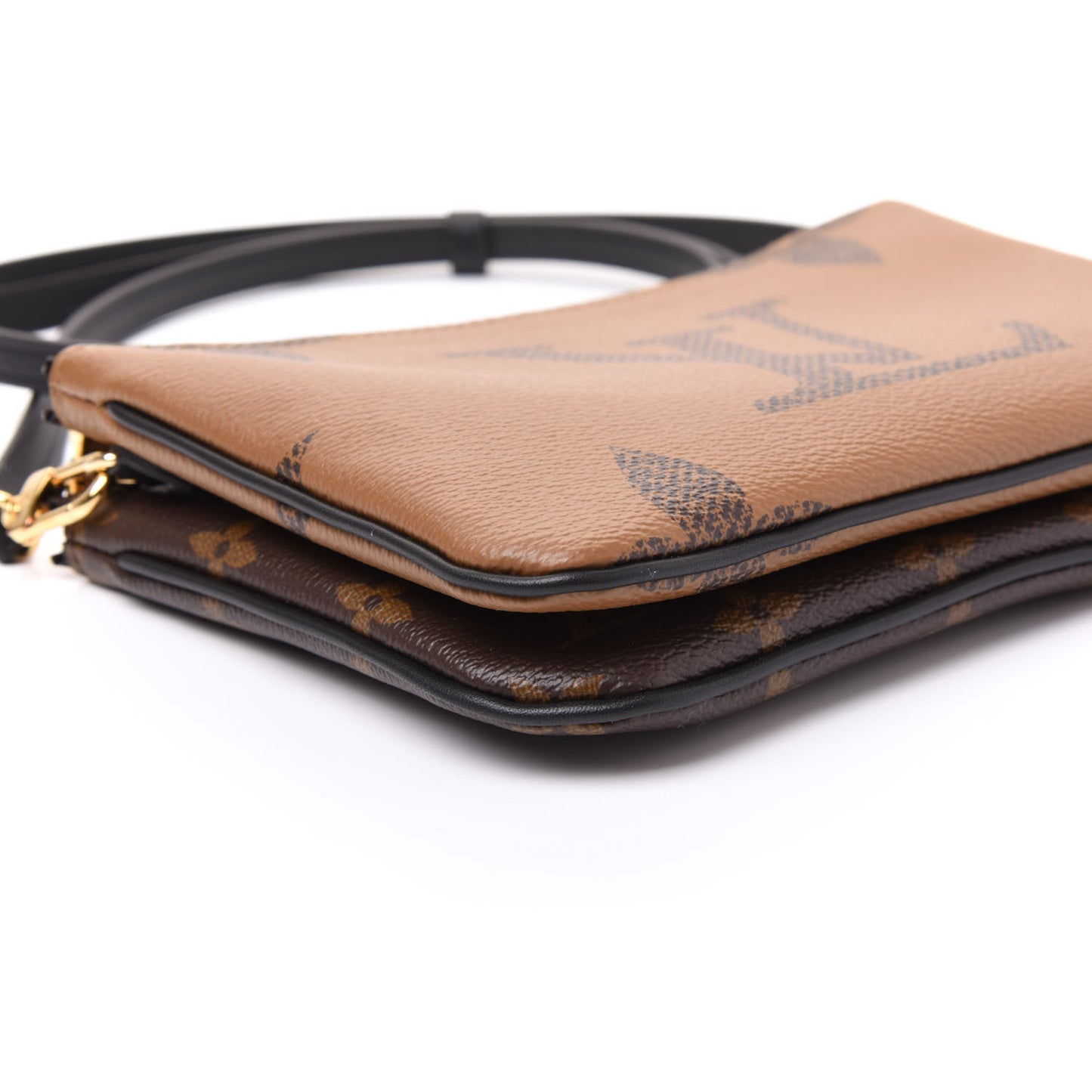 Reverse Monogram Giant Double Zip Pochette