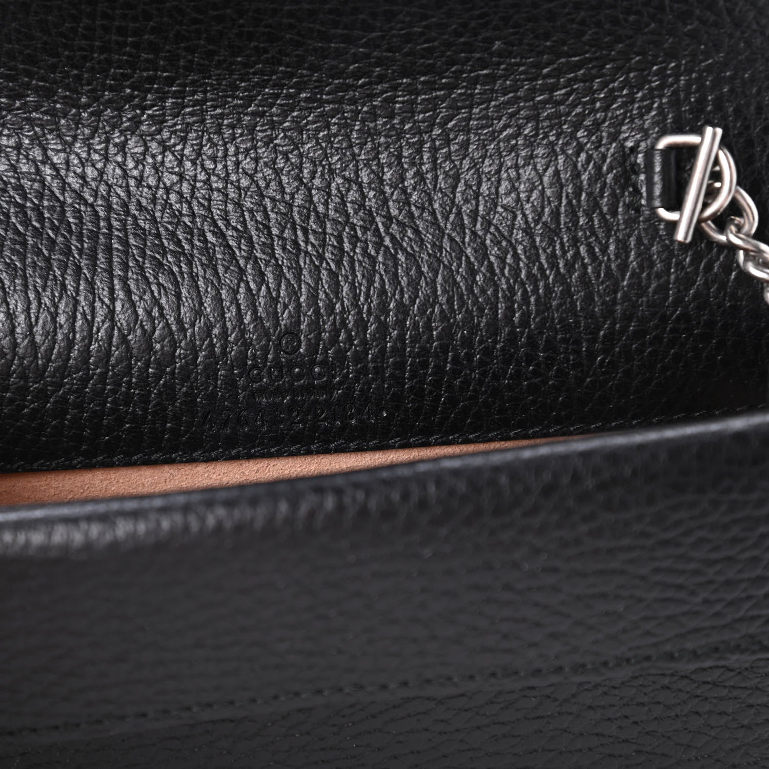 Gucci Calfskin Super Mini Dionysus Shoulder Bag Black 8 of 9