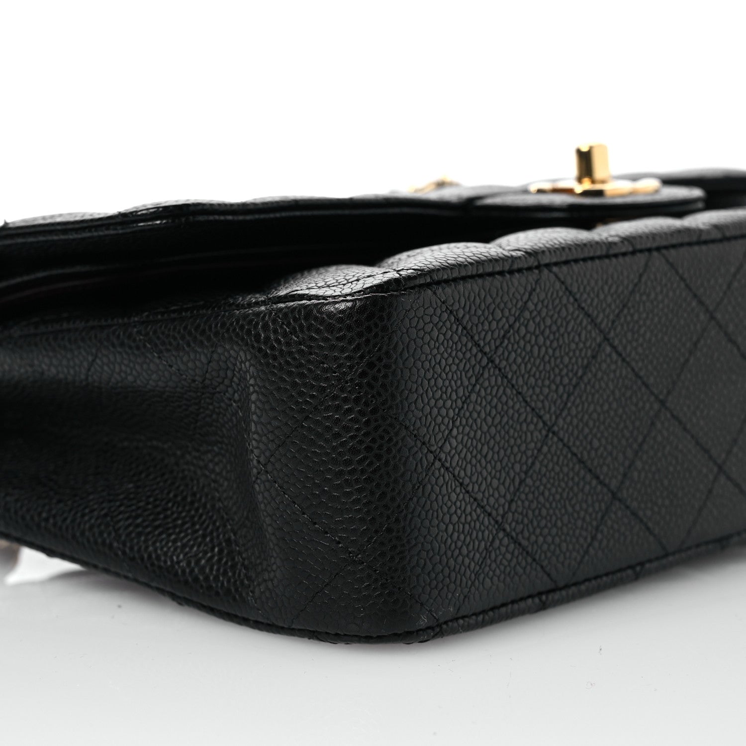 Chanel Caviar Quilted Medium Double Flap Black 9 of 12