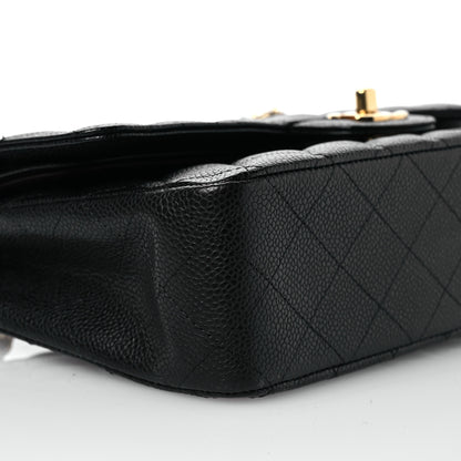 Chanel Caviar Quilted Medium Double Flap Black 9 of 12