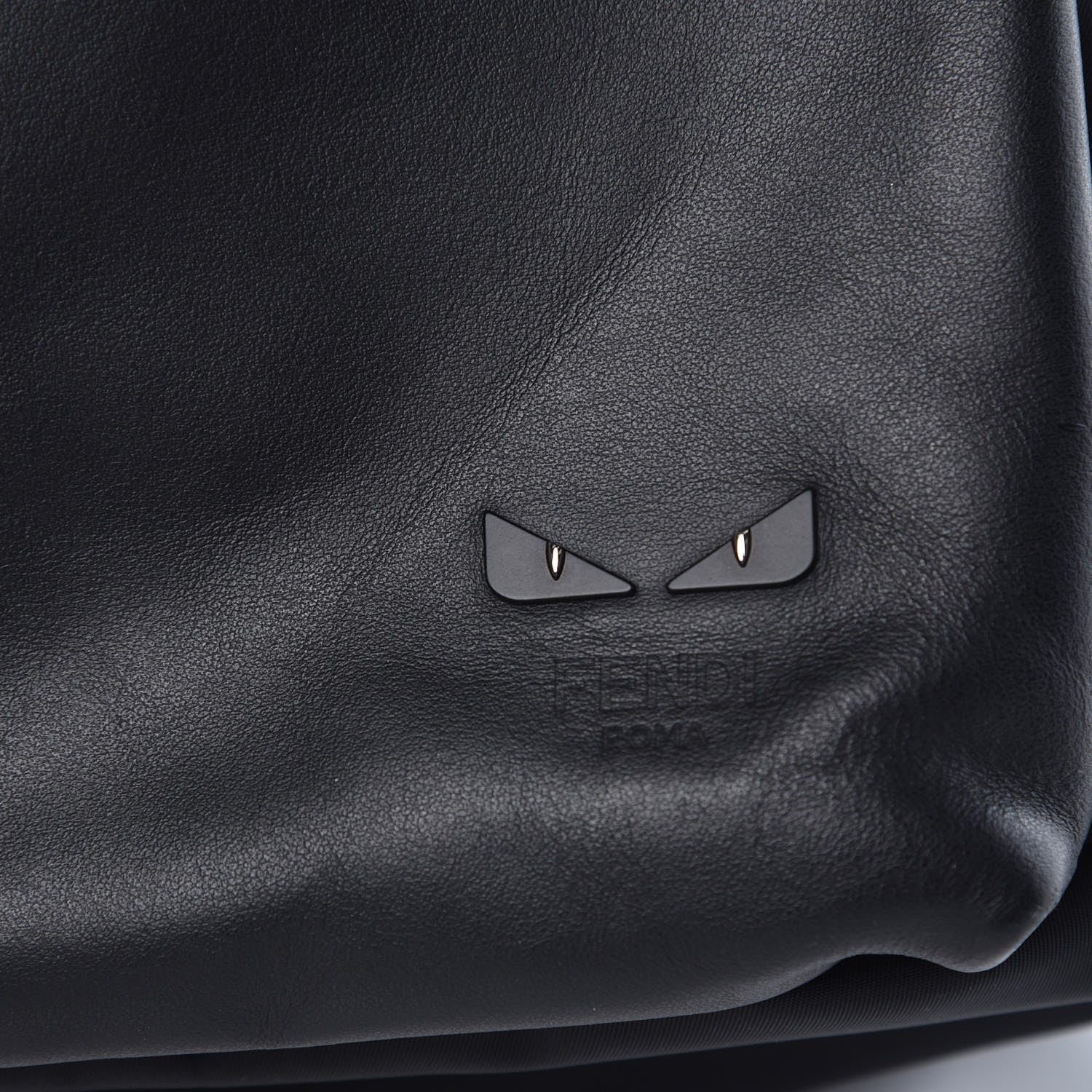 Fendi Nylon Vitello Century Opaco Mini Bug Eyes Backpack Black 14 of 14