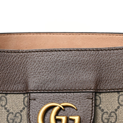 Gucci GG Supreme Monogram Web Large Ophidia Vertical Shopping Tote Brown 10 of 13