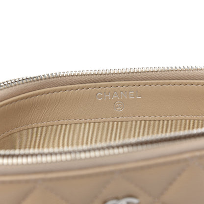 Chanel Caviar Quilted Small Clutch With Chain Beige 8 of 12