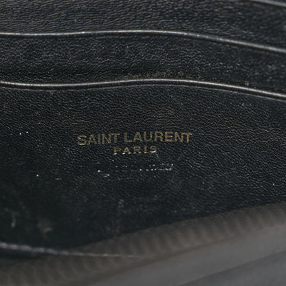 Saint Laurent Grain De Poudre Matelasse Monochrome Monogram Mini Lou Camera Bag Black 6 of 10