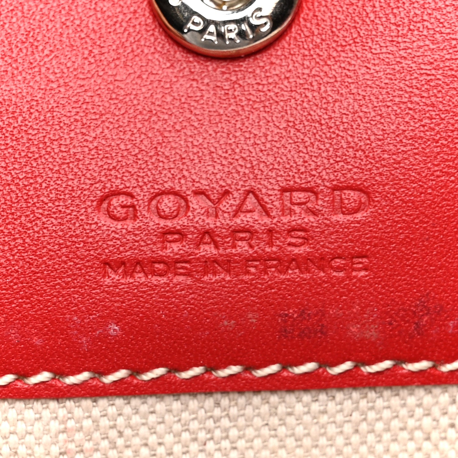 Goyard Goyardine Saint Louis GM Red 7 of 12