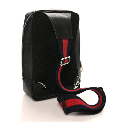 Gucci GG Supreme Monogram Web Belt Bag Black Grey 2 of 11