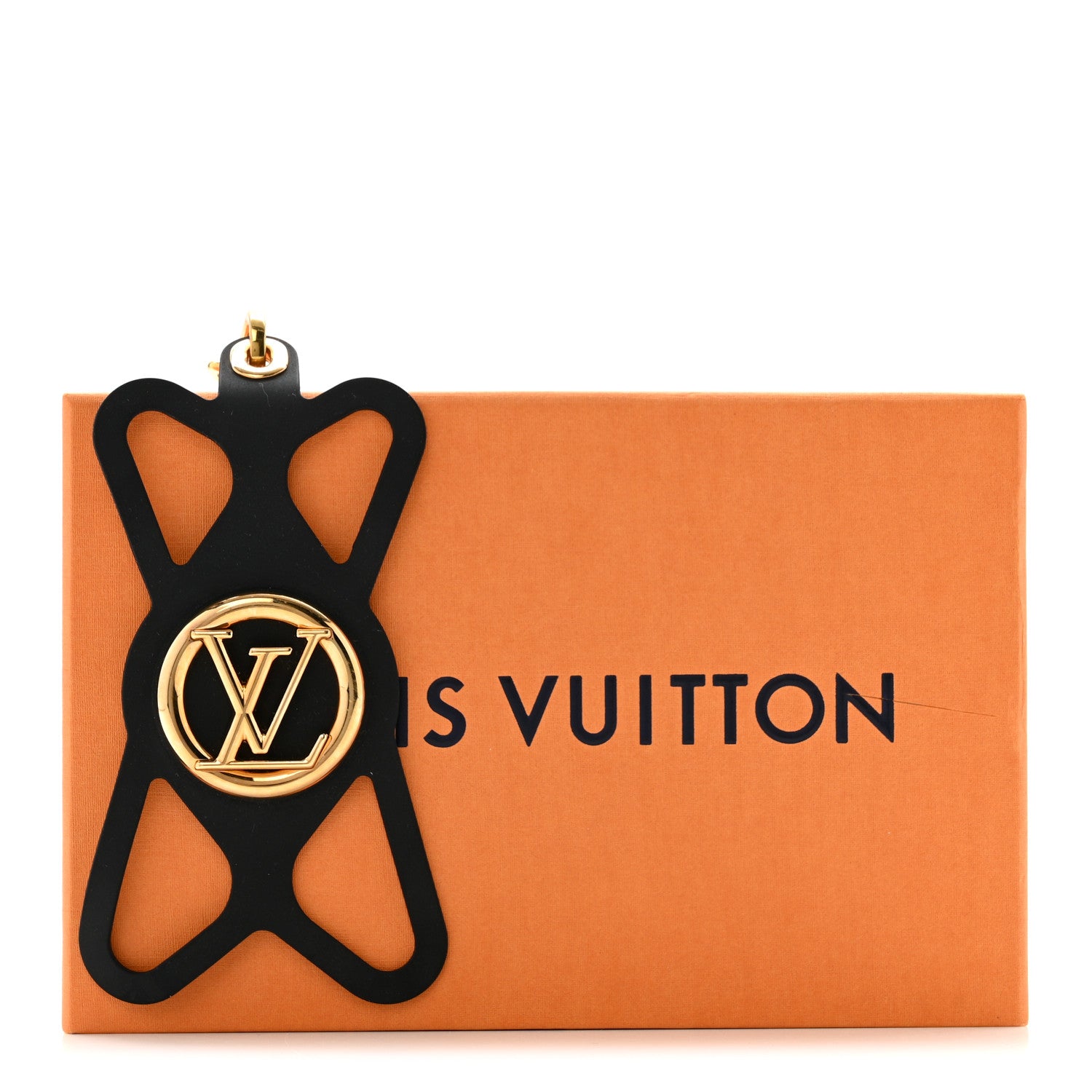 Louis Vuitton Monogram Silicone Louise Phone Holder Blue 1860087