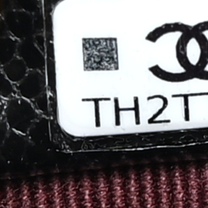 Caviar Quilted Small Zipped Pouch Black