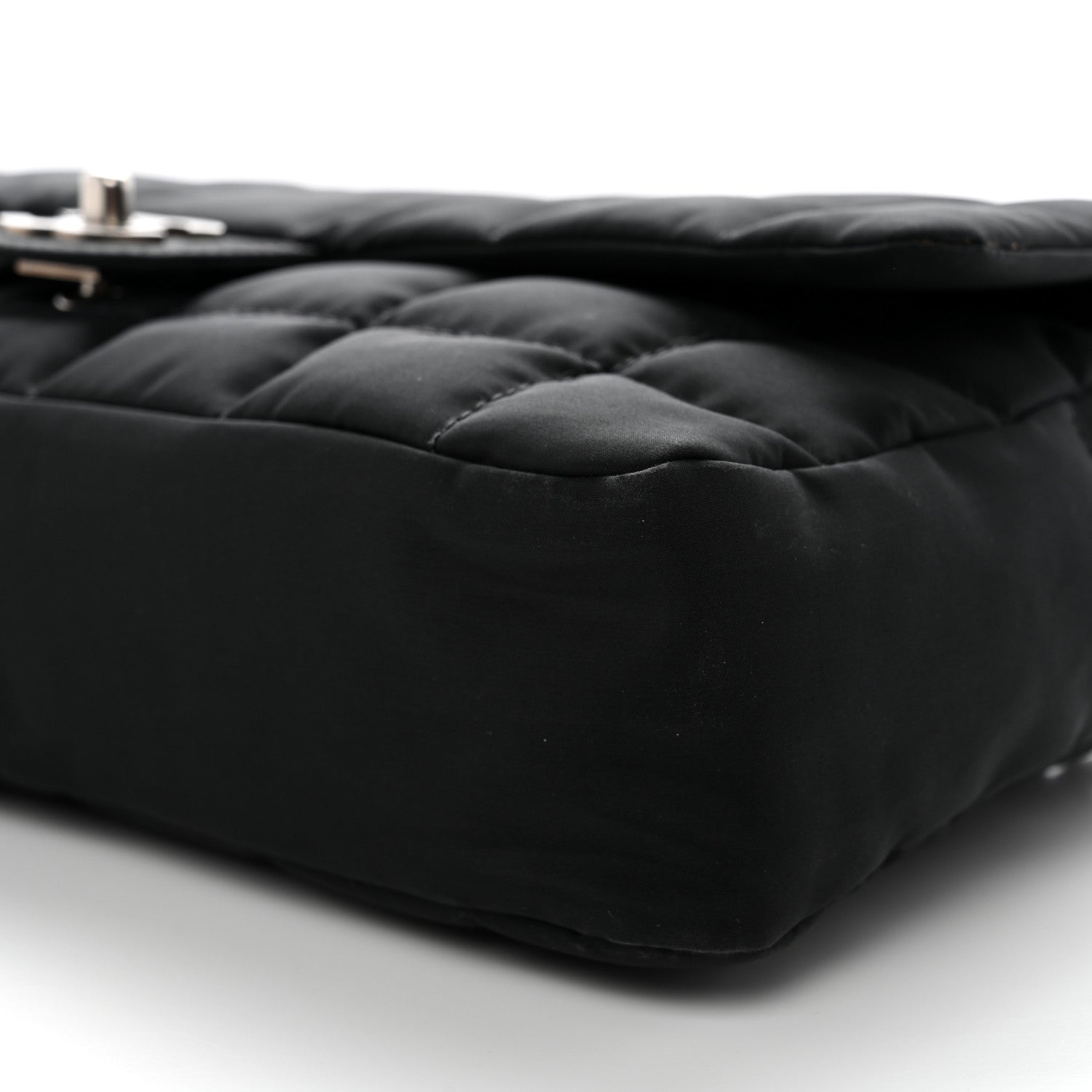 Chanel Nylon Square Quilted Flap Black 10 of 10