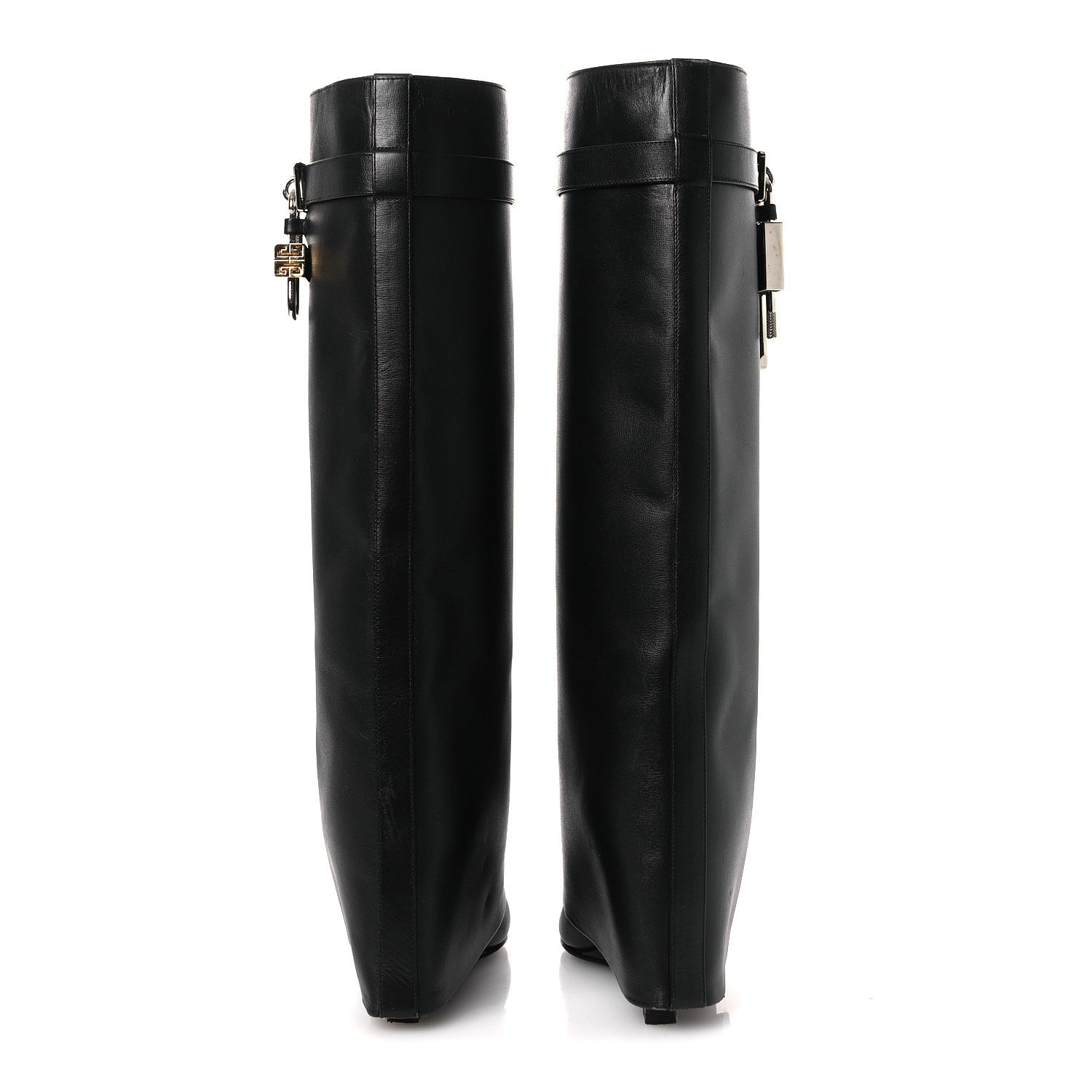 Givenchy Calfskin Shark Lock Pant Boots 37 Black 1862241