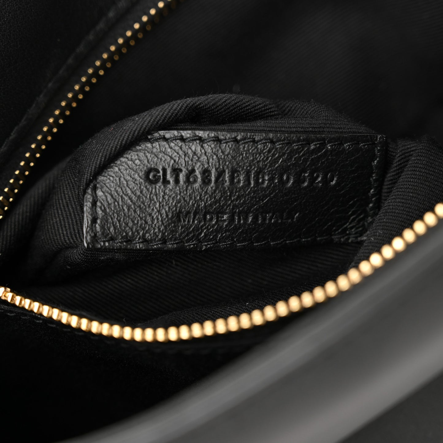 Lambskin Monogram Kate 99 Baguette Shoulder Bag Black