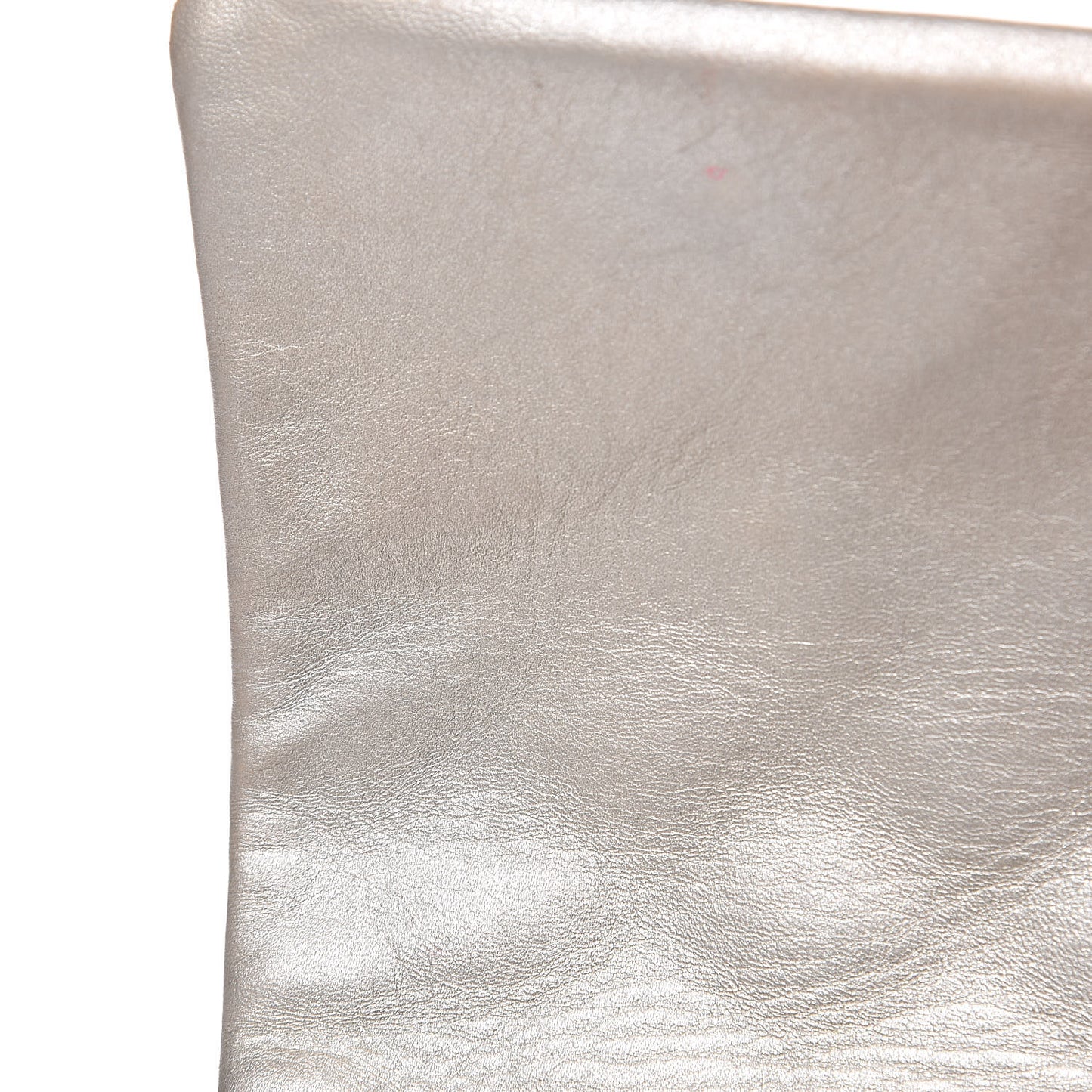 Metallic Calfskin Quilted 2.55 Reissue Clutch Silver
