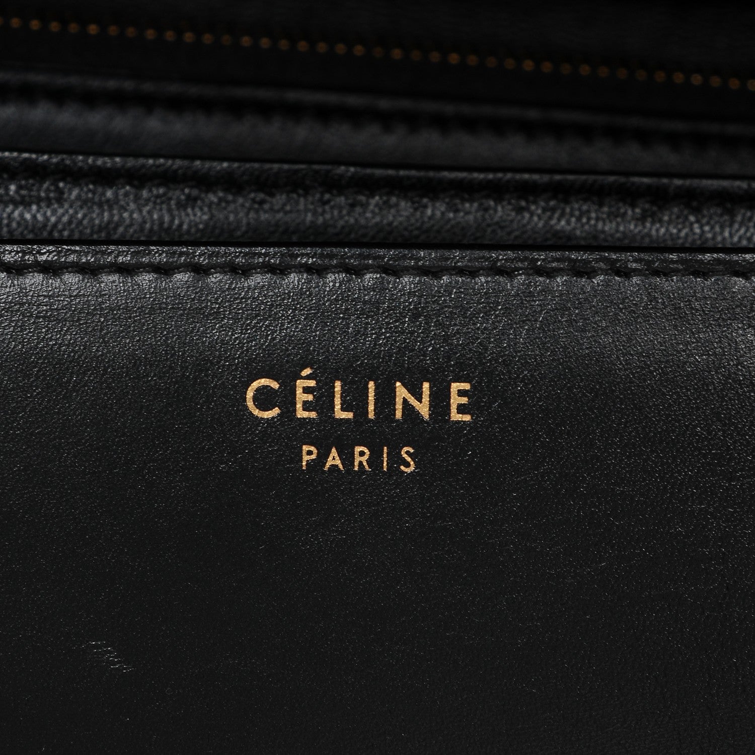 Celine Box Calfskin Pony Hair Leopard Medium Box Flap Black 5 of 6