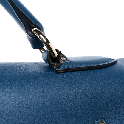 Hermes Veau Sikkim Kelly Relax 50 Bleu Thalassa 15 of 17