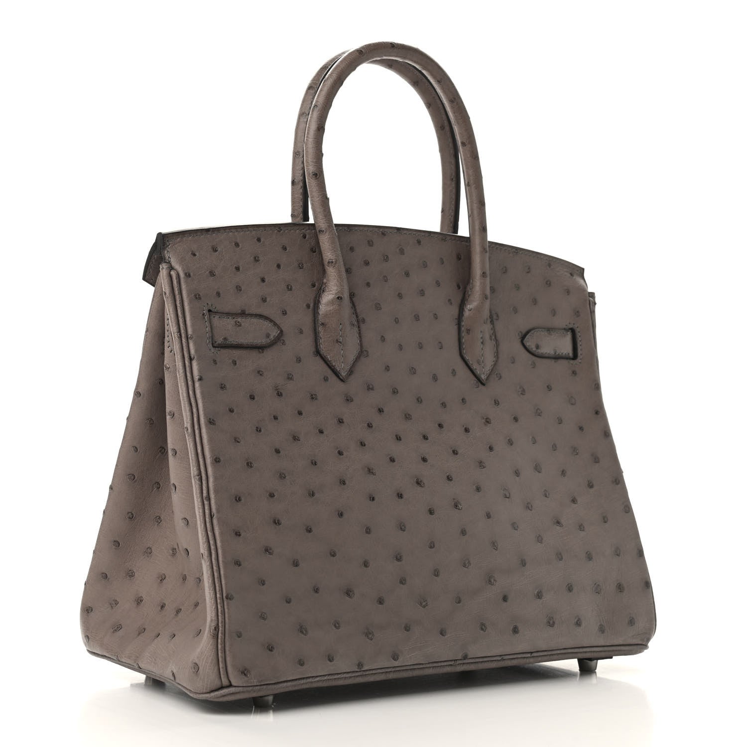 Hermes Ostrich Birkin 30 Gris Tourterelle 3 of 12
