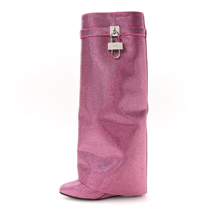 Givenchy Suede Strass Shark Lock Pant Boots 37.5 1 of 8