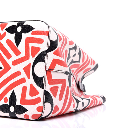 Louis Vuitton Monogram Giant Crafty NeoNoe MM Creme Rouge Black 7 of 8