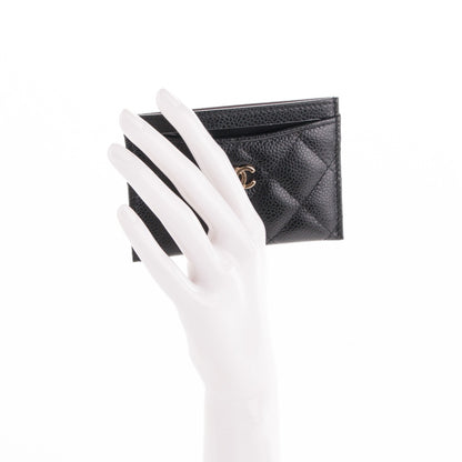 Chanel Caviar Quilted Card Holder Black 2 of 8
