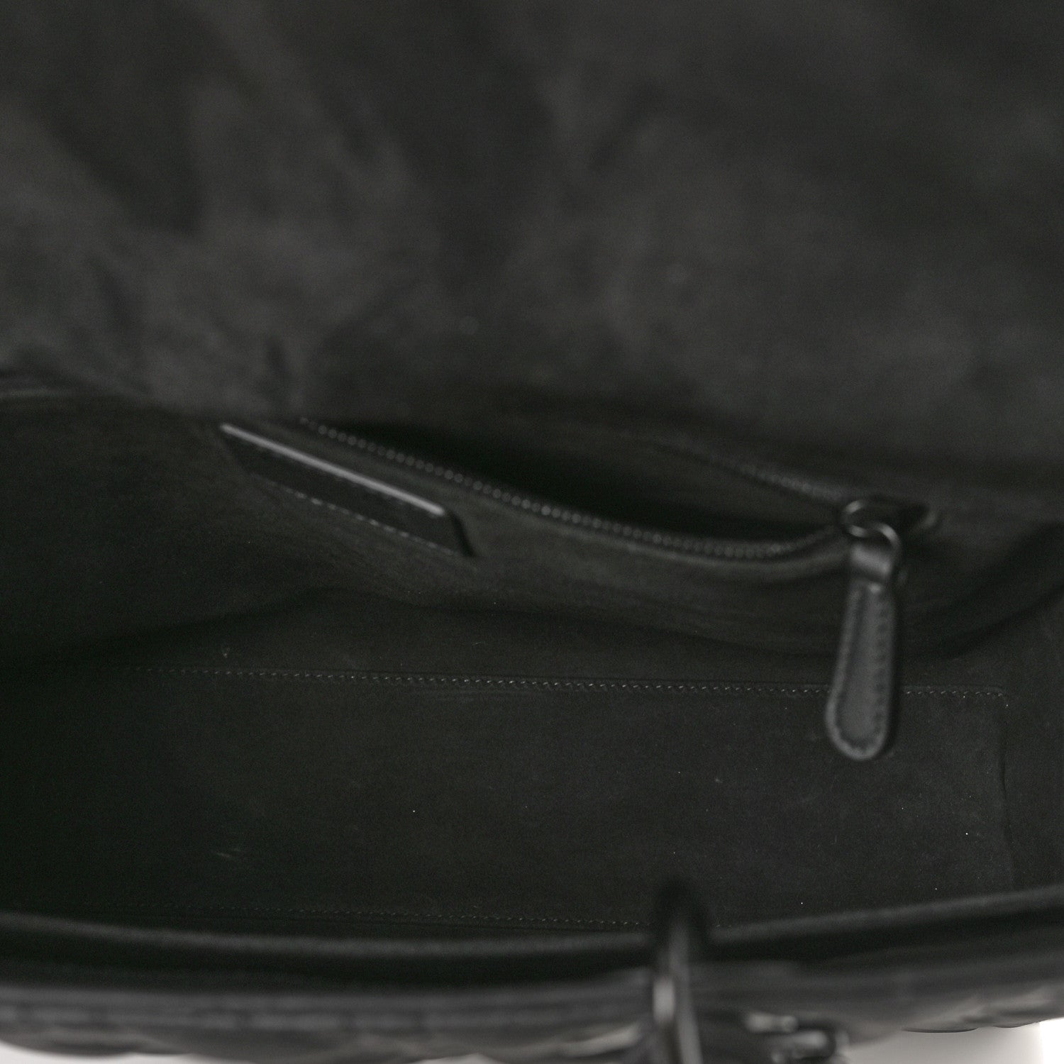 Christian Dior Ultra Matte Calfskin Cannage Large Lady Dior Black 5 of 7