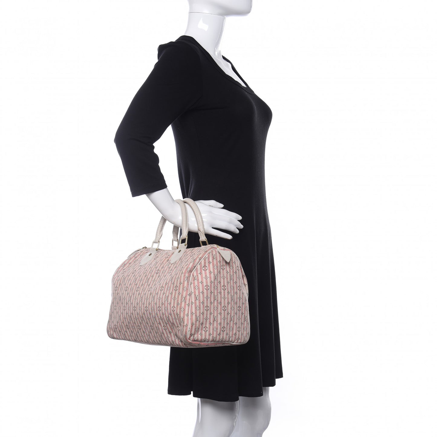 Mini Lin Croisette Speedy 30 Rouge