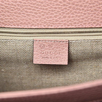 Gucci Dollar Calfskin Interlocking G Shoulder Bag Soft Pink 6 of 10