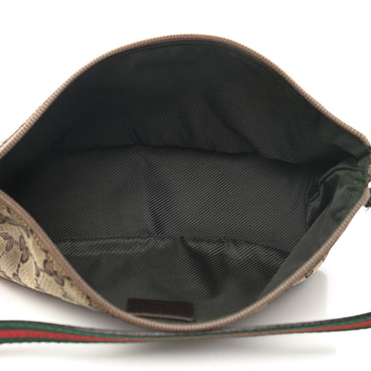 Gucci Monogram Web Boat Pochette Brown 5 of 7