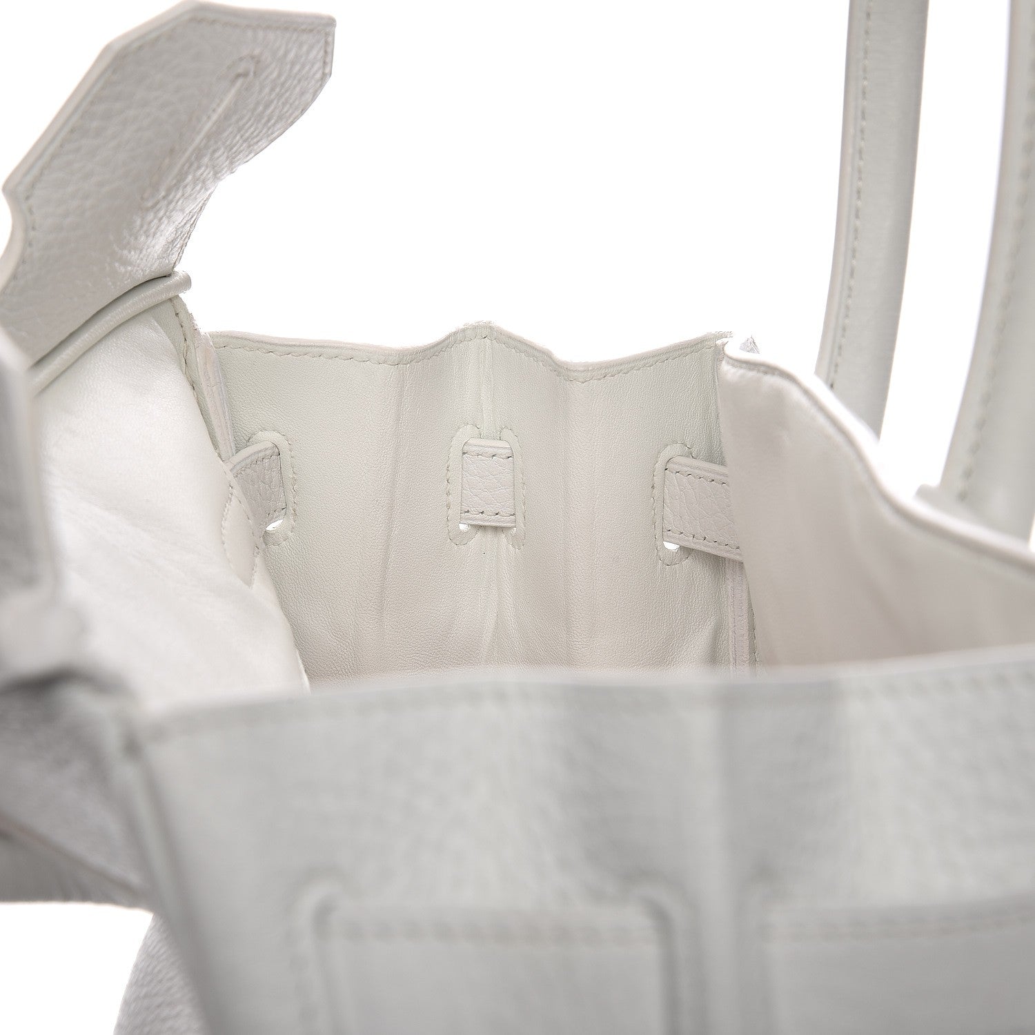 Hermes Taurillon Clemence Birkin 30 White 24 of 33