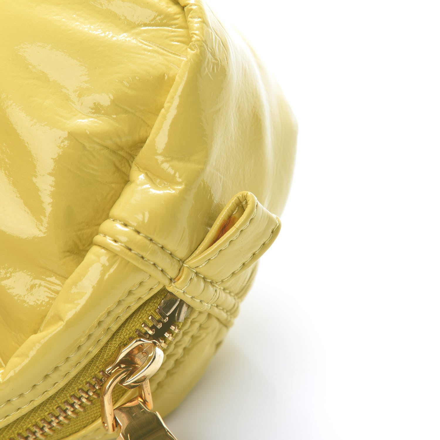 Prada Vernice Patent Cosmetic Pouch Ananas 12 of 12
