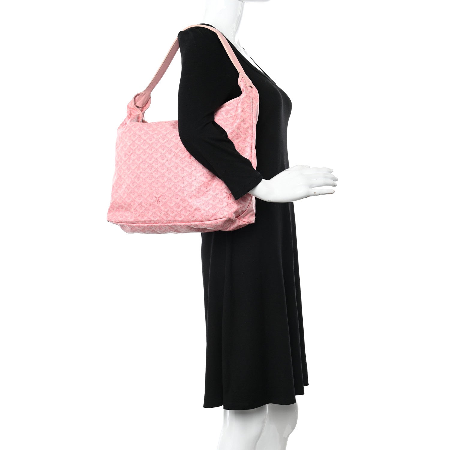 Goyard Goyardine Fidji Zip Hobo Summer Rose 2 of 12