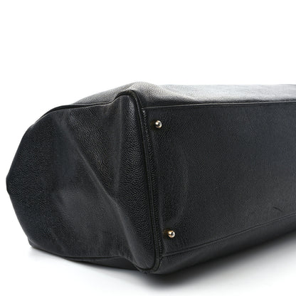 Chanel Caviar XL Weekender Bag Black 8 of 12