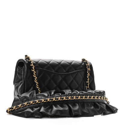 Chanel Lambskin Quilted Mini Romance Rectangular Flap Black 3 of 10