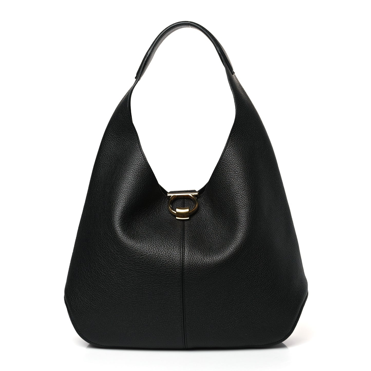 Calfskin Margot Hobo Black