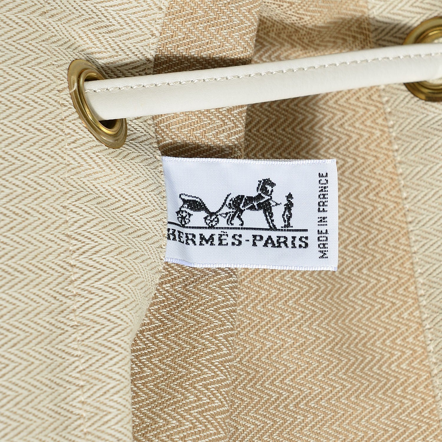 Hermes Cotton Aline GM White 6 of 10