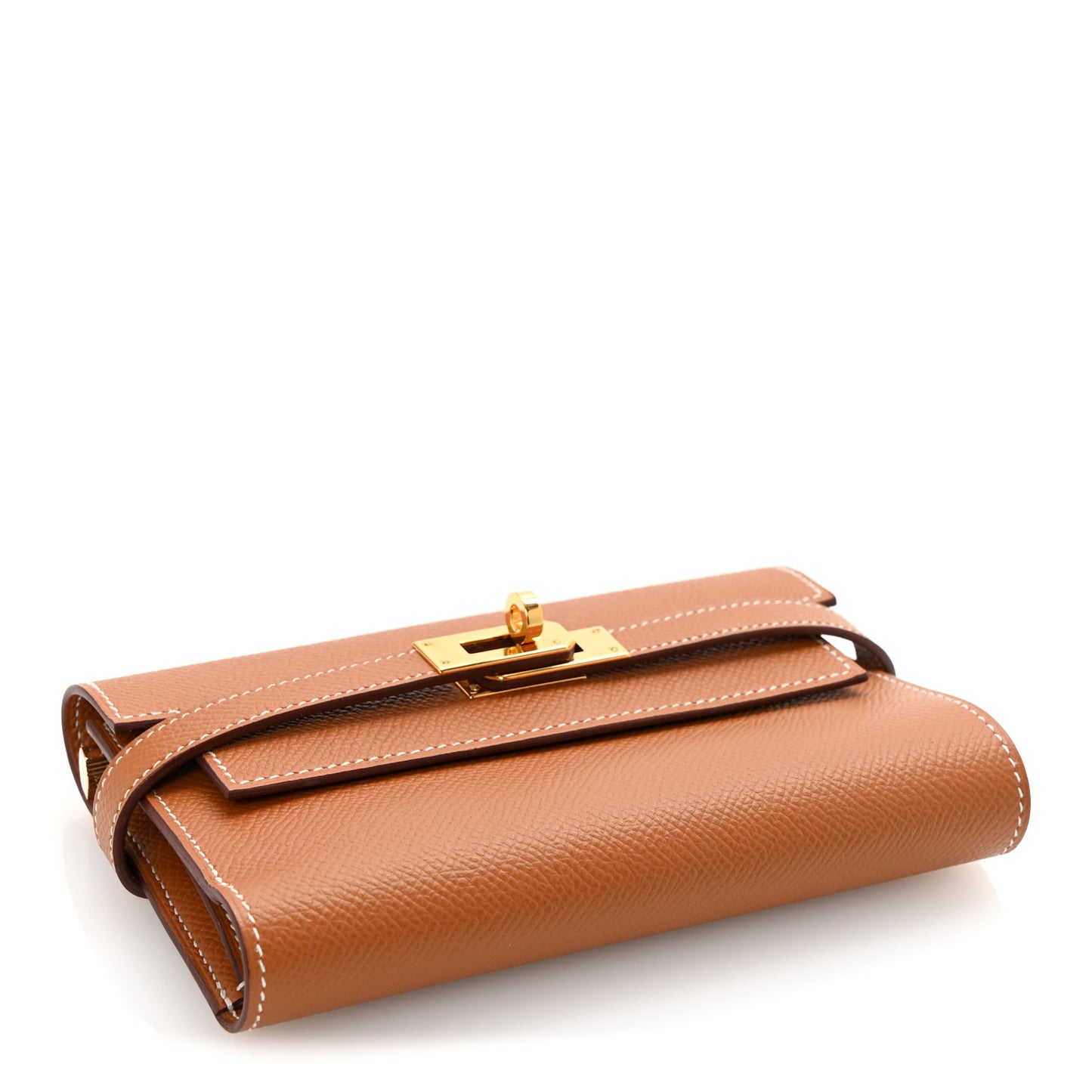Epsom Medium Kelly Wallet Gold