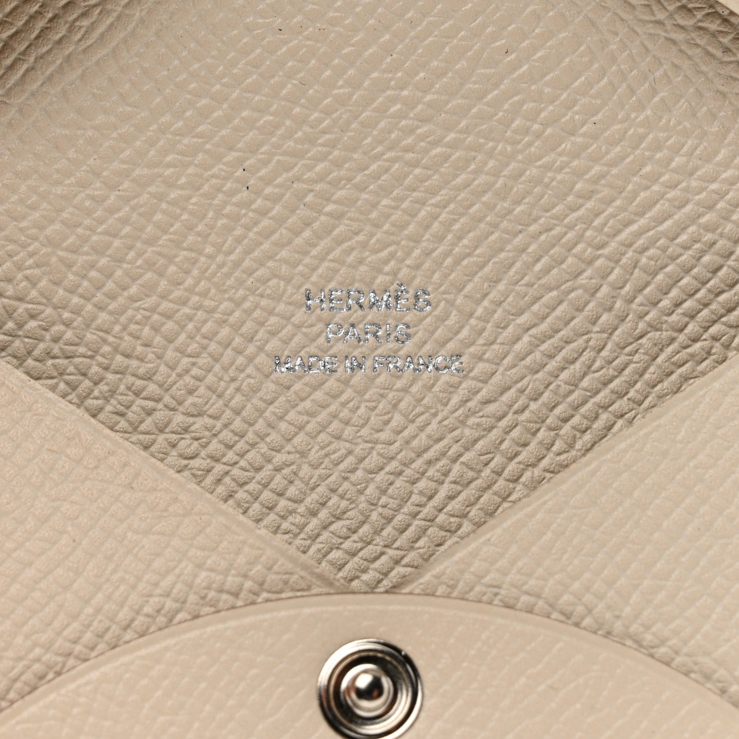 Hermes Epsom Calvi Card Case Beton 6 of 7