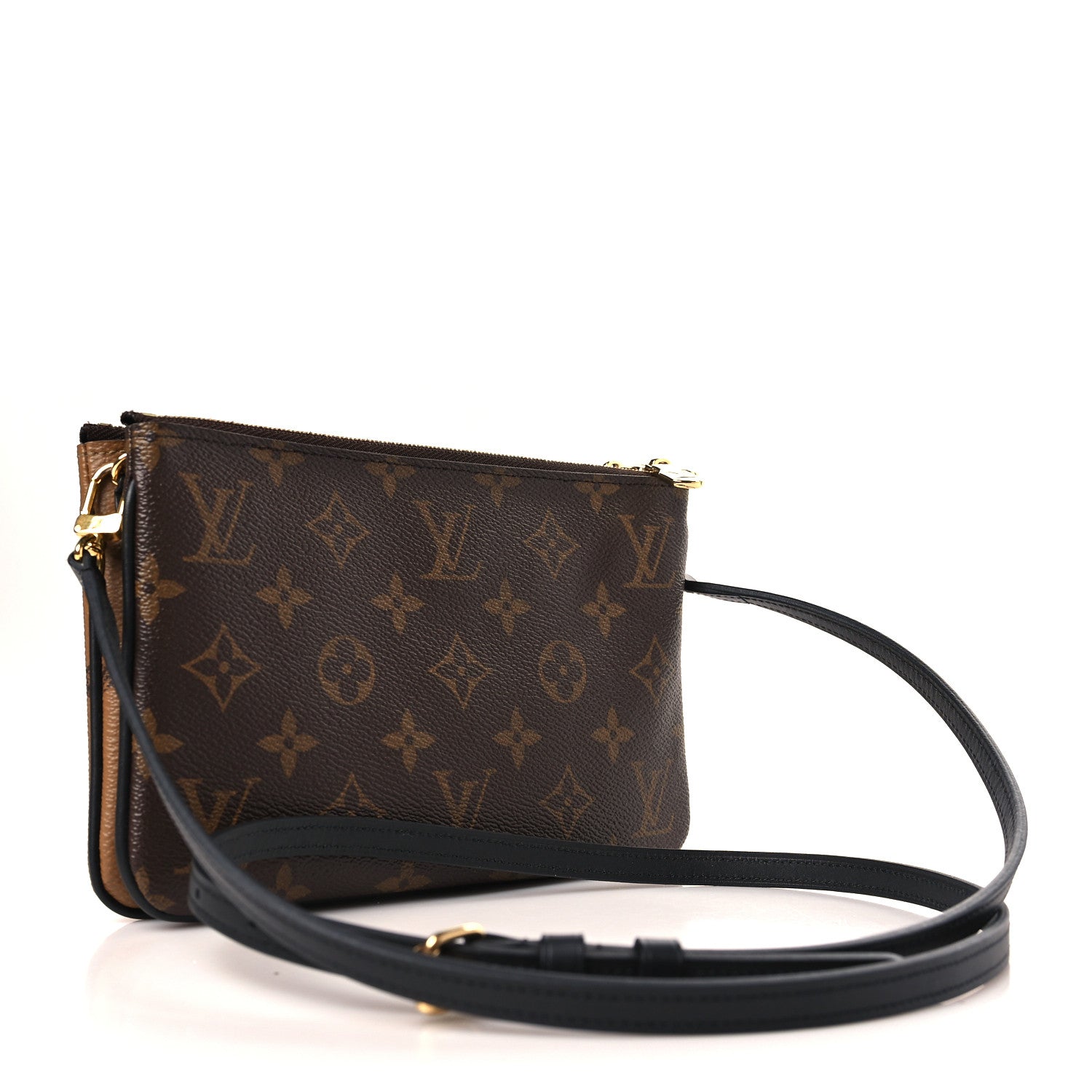 Louis Vuitton Reverse Monogram Giant Double Zip Pochette 3 of 9
