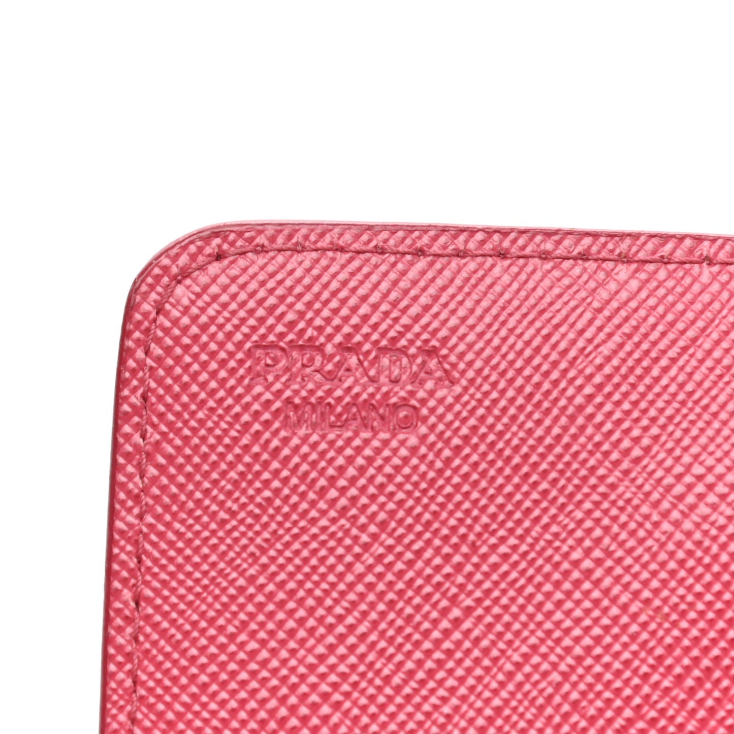 Saffiano Metal Flap Wallet Peonia
