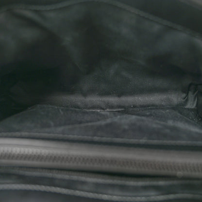 Saint Laurent Calfskin Y Quilted Monogram Monochrome Medium Loulou Chain Satchel Black 5 of 11