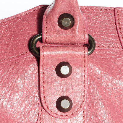 Balenciaga Agneau Classic Hardware Part Time Rose Bruyere 12 of 15