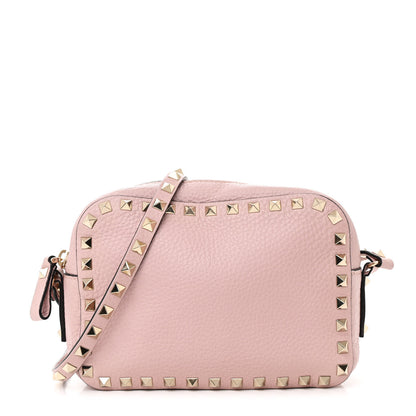 Valentino Garavani Grained Calfskin Rockstud Camera Crossbody Bag Cipria 1 of 11