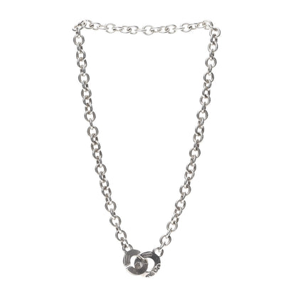 Tiffany Sterling Silver 1837 Circle Clasp Necklace 3 of 4
