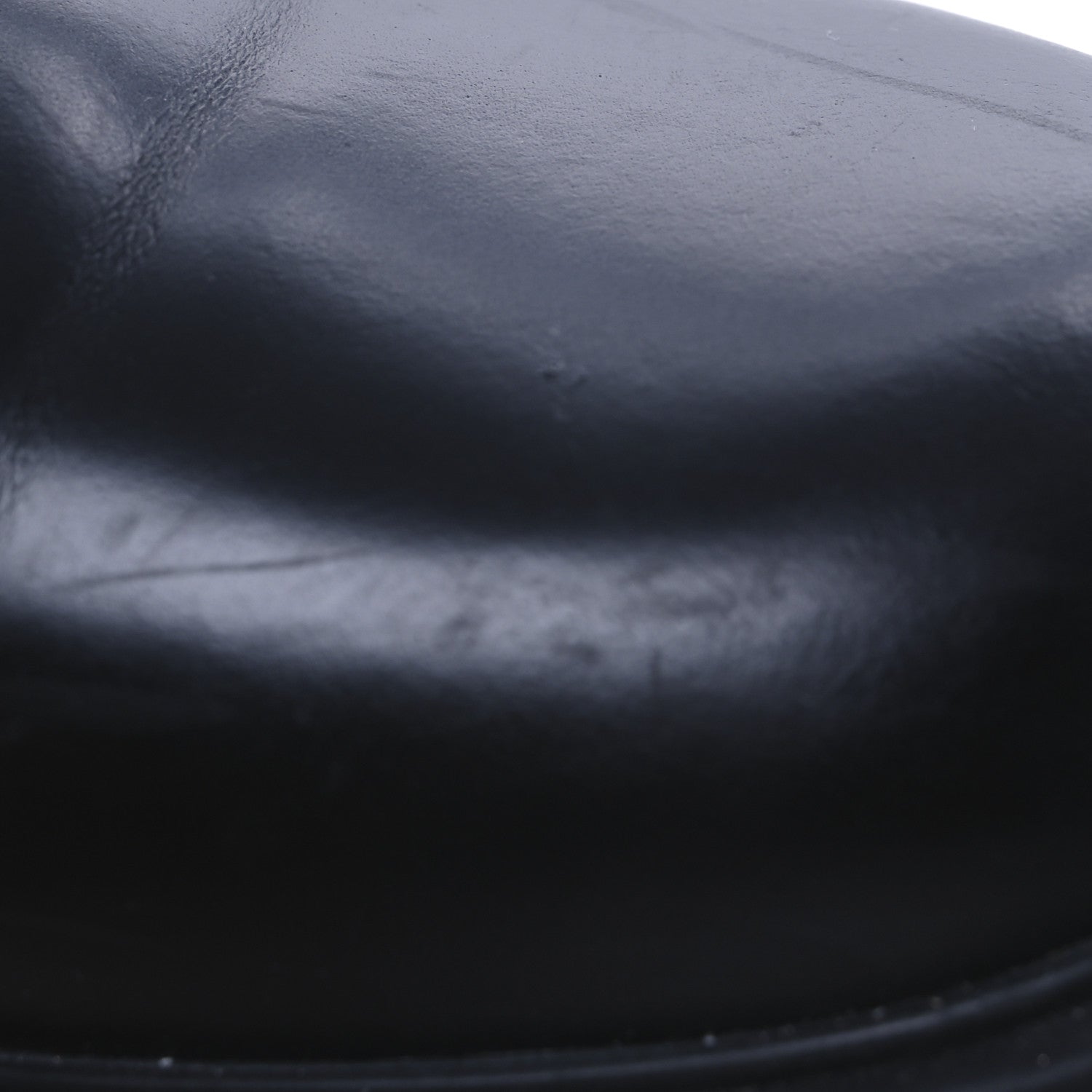 Prada Spazzolato Rois Re-Nylon Metal Triangle Logo Monolith Pouch Pocket 55mm Boots 41 Black 12 of 14