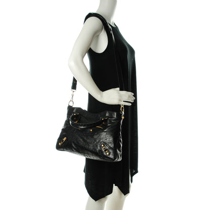 Balenciaga Agneau Giant 12 Gold Hardware Town Black 2 of 8