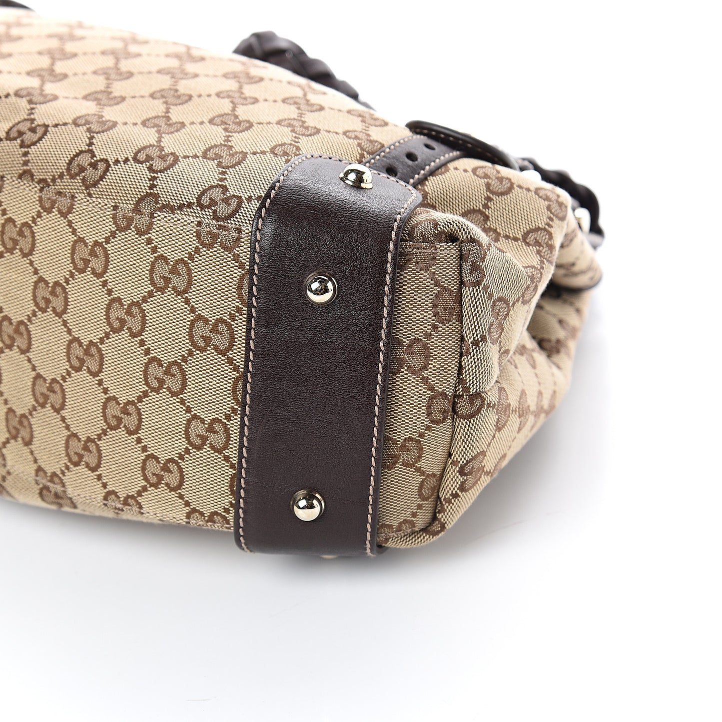 Monogram Small Pelham Shoulder Bag Dark Brown