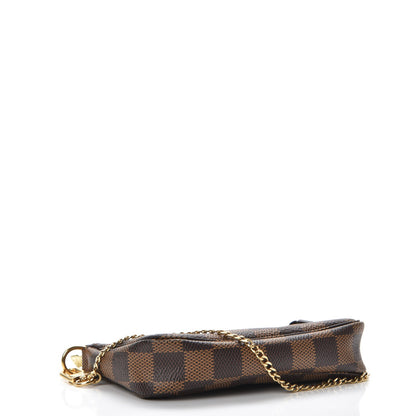 Louis Vuitton Damier Ebene Mini Pochette Accessories 4 of 7