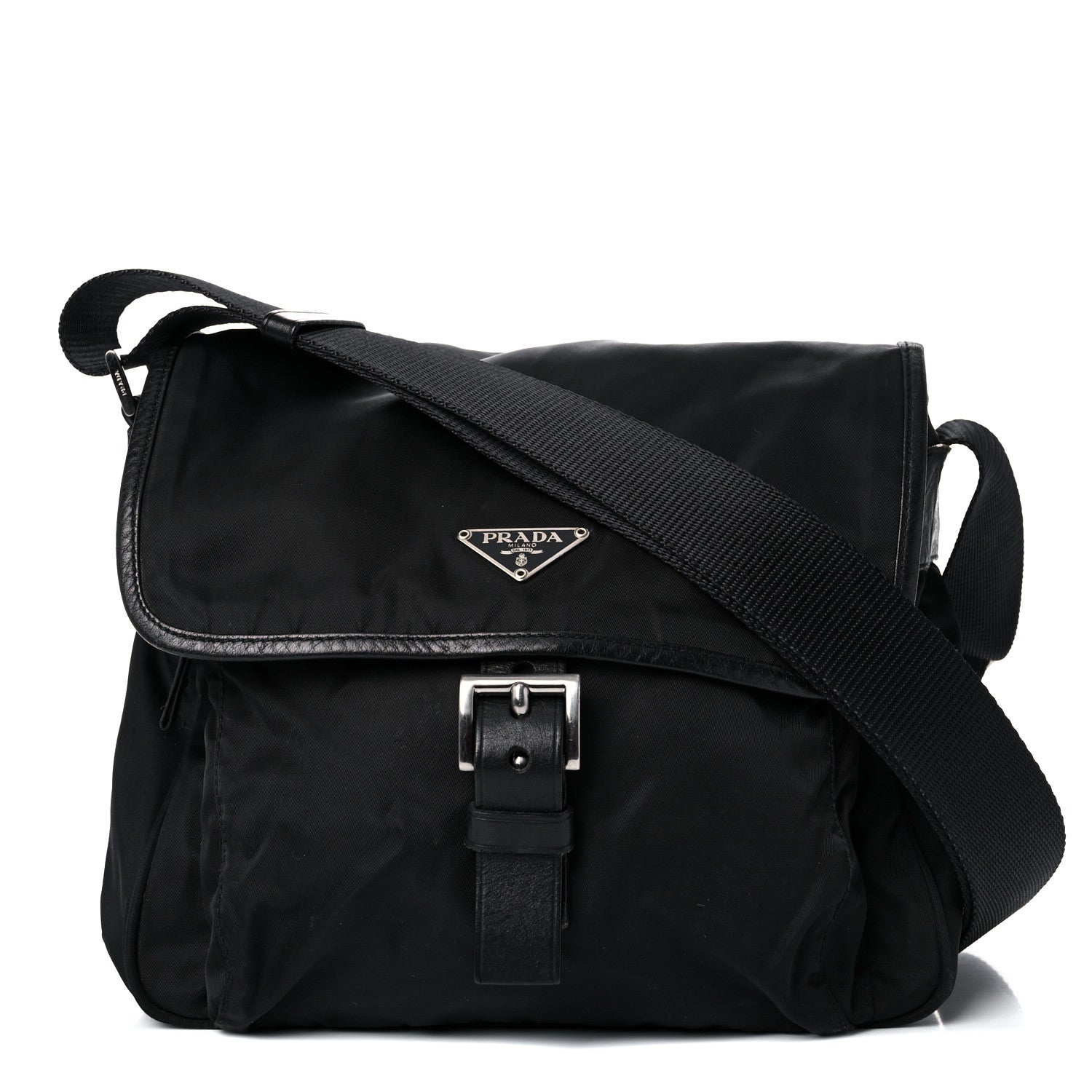 Prada Nylon Vela Sport Messenger Bag Black 1 of 19