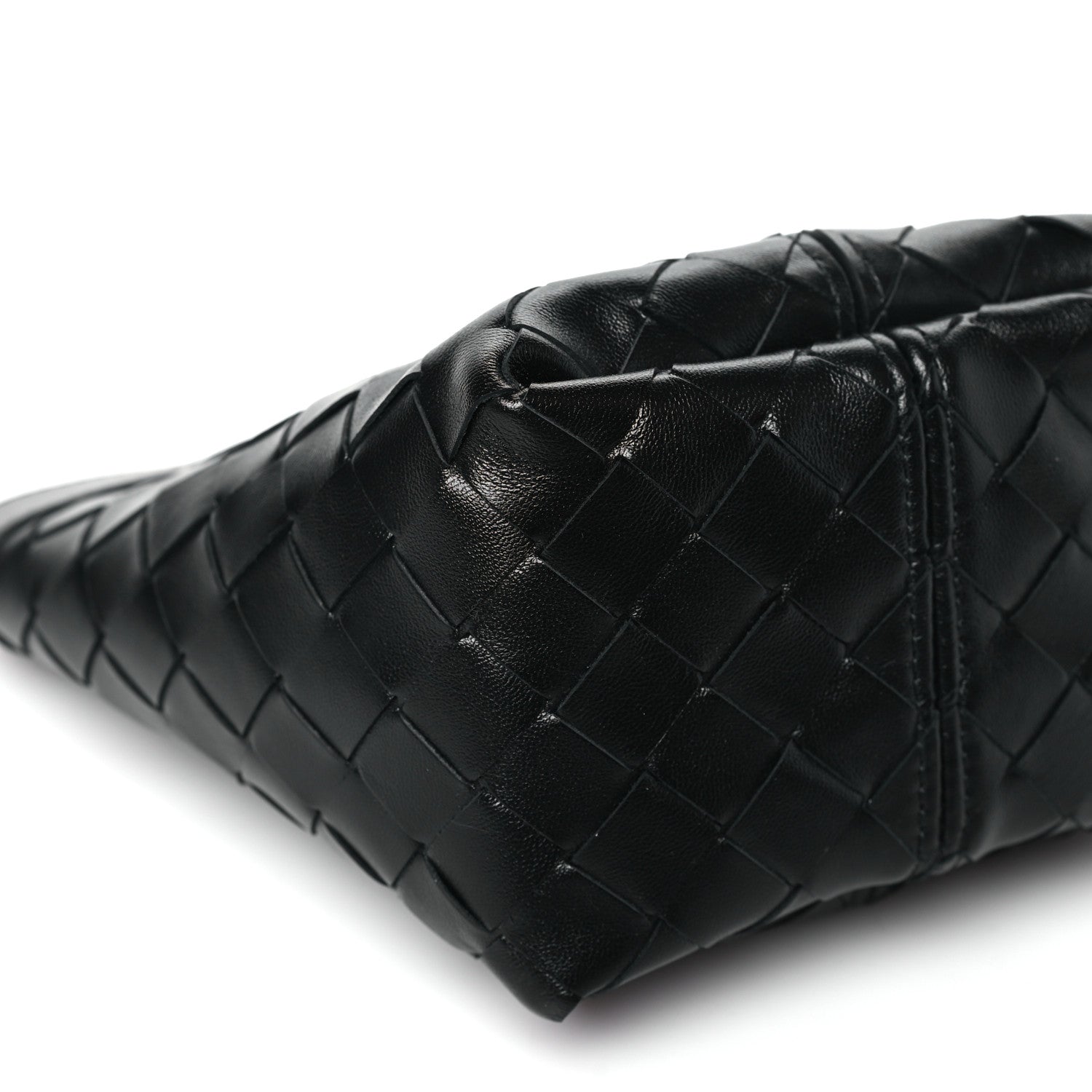 Bottega Veneta Nappa Intrecciato Small Flip Flap Pouch Black 9 of 10