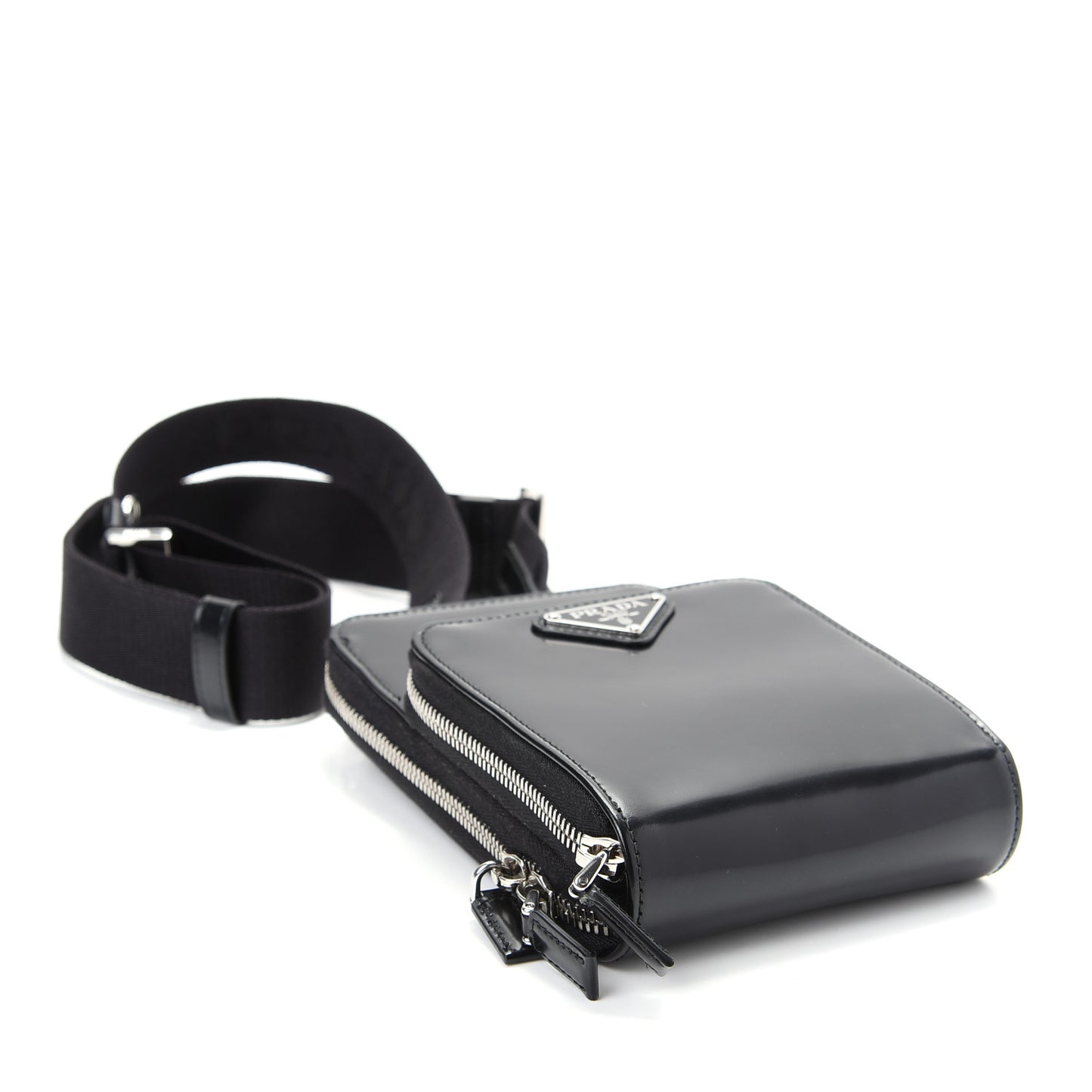 Spazzolato Smartphone Case Crossbody Black