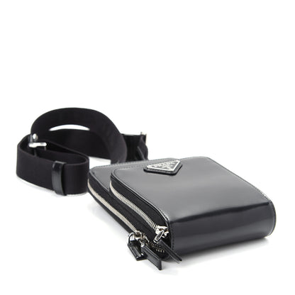 Prada Spazzolato Smartphone Case Crossbody Black 4 of 10